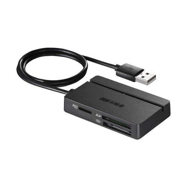 USB2.0 マルチカードリーダー/ライター スタンダードモデル ブラック BSCR100U2BK 1個