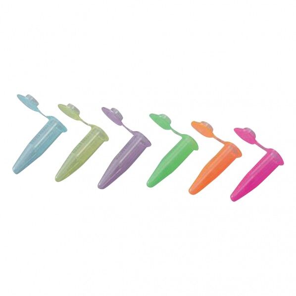 マイクロチューブ高遠心タイプ 6色混合 1.5mL 2-9653-02 1