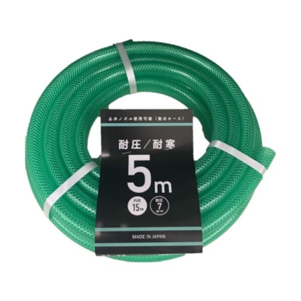 浅香工業 日本製 耐圧･耐寒ホース15mm×5m 281400 1本