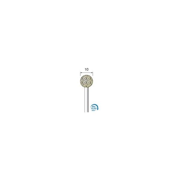 アルゴフアイルジャパン 軸付フェルトバフ ハード Φ10 Φ3．0軸 FB206 1本