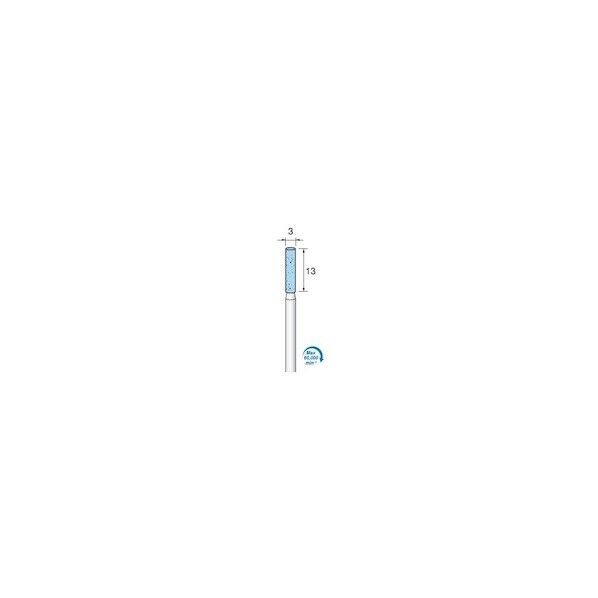アルゴフアイルジャパン 軸付ブルー砥石#100 Φ3X13 Φ3.0軸 WA砥粒 5本入り GS302 5本