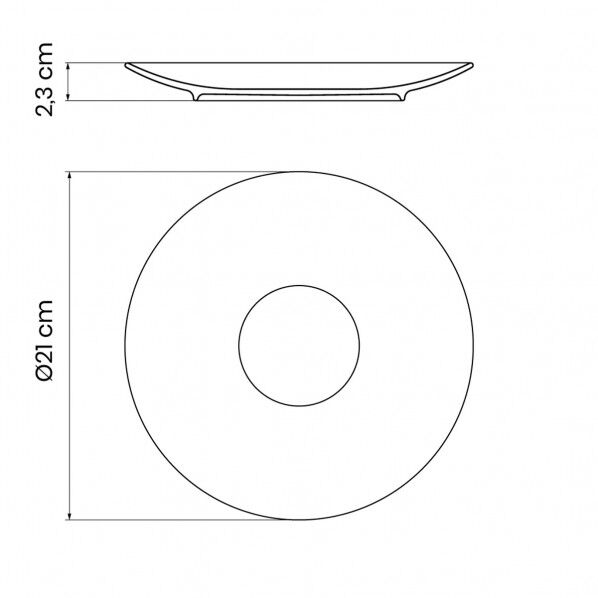 ソフィア デザートプレート 21cm