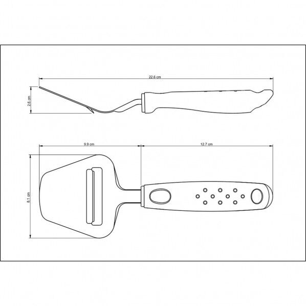 チーズカッター ウティリタ ブラック