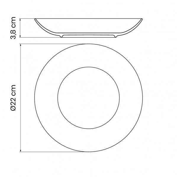 ソフィア テﾞィーフﾟフﾟレート 22cm