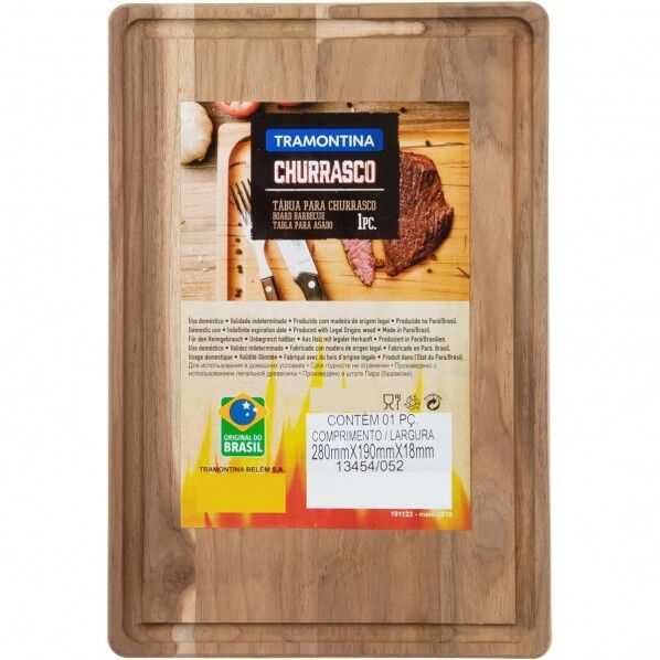 シュラスコエッセンシャル木製カッティングボードS