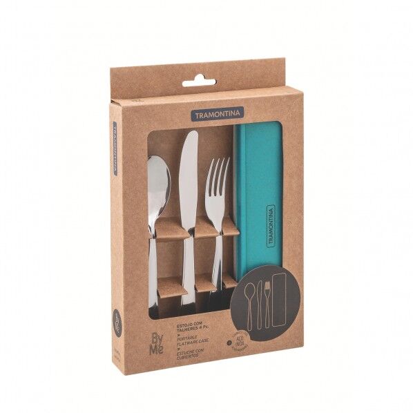 バイミーオールステンテーブルウェア3点ケース付き緑