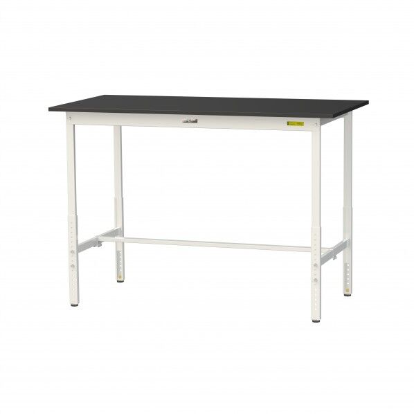 実験用ラボテーブル 高さ調整タイプ SLKAH-1575-BKW 1台