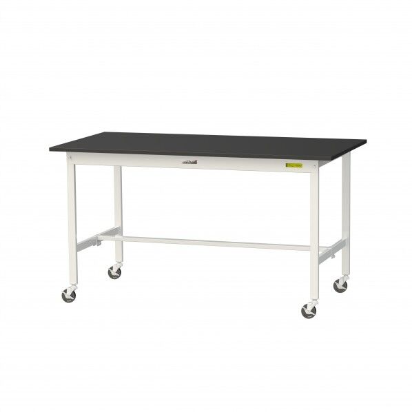 実験用ラボテーブル 移動式 SLKC-1575-BKW 1台