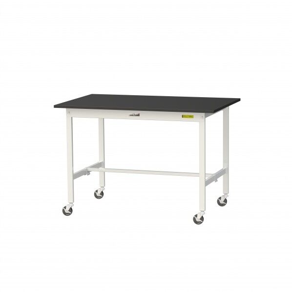 実験用ラボテーブル 移動式 SLKC-1275-BKW 1台