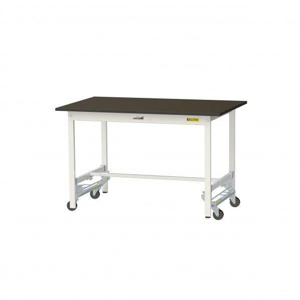 実験用ラボテーブル ワンタッチ移動タイプ SLMU-1275-BRW 1台