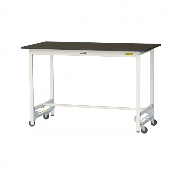 実験用ラボテーブル ワンタッチ移動タイプ SLMUH-1575-BRW 1台