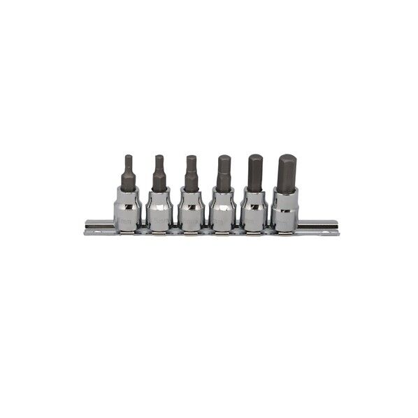 3/8DR 6PCS ヘックスビットソケットセット