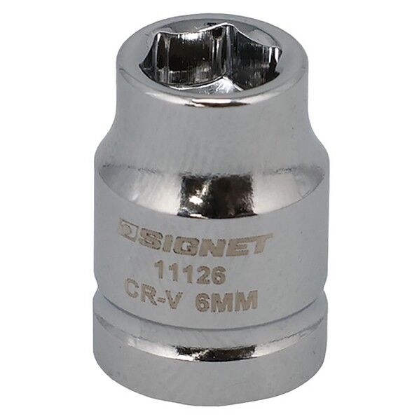 1/4DRショートソケット 6mm 11126 1個