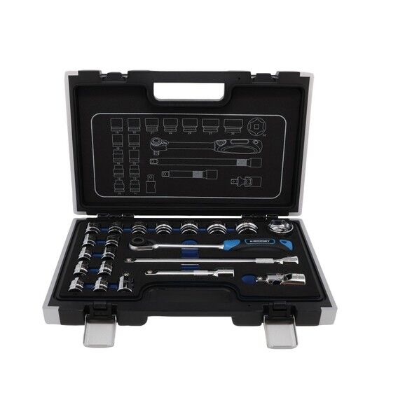 1/2DR 21PC ショートソケットセット(6角)