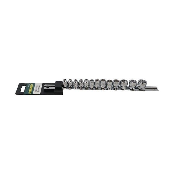 1/4DR 13PC ショートソケットセット(6角)