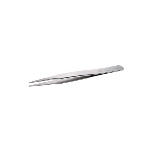 先端幅1.5mm 全長120mm ステンレスピンセット(耐酸/磁)