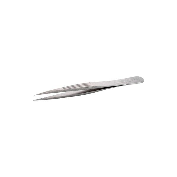 先端幅0.5mm 全長120mm ステンレスピンセット(耐酸/磁)
