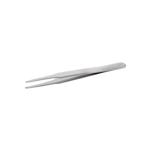 先端幅2.2mm 全長125mm ステンレスピンセット(耐酸/磁)