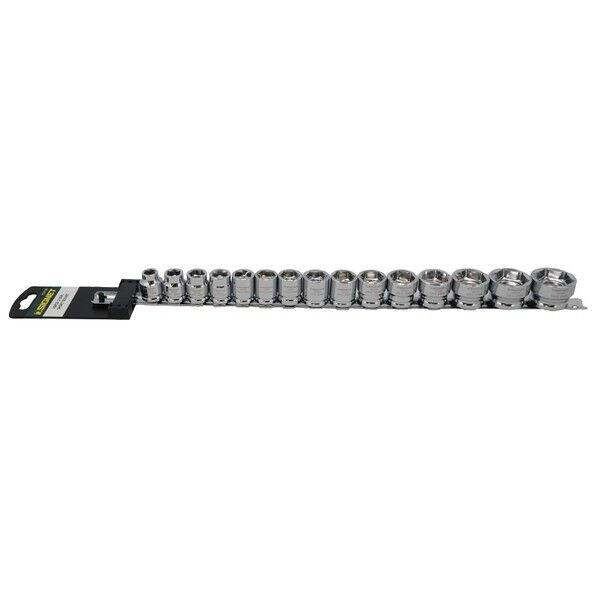 1/2DR 15PC ショートソケットセット(6角)