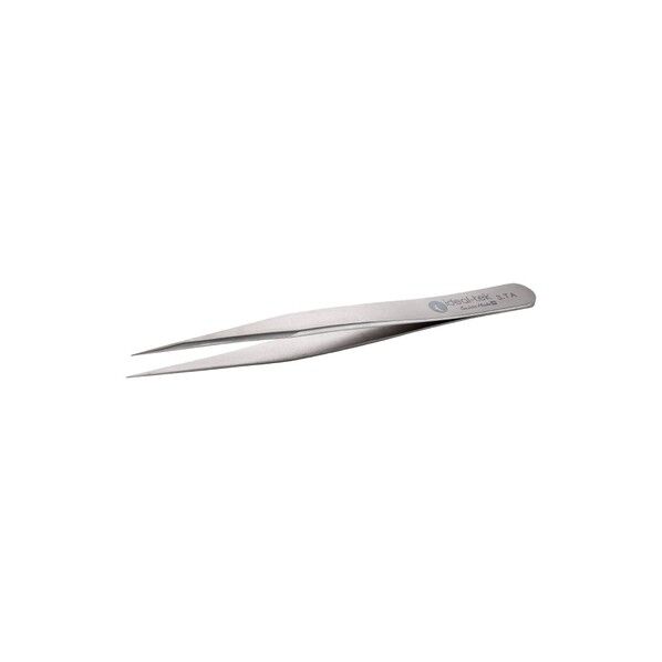先端幅0.3mm 全長120mm チタン製高精度ピンセット