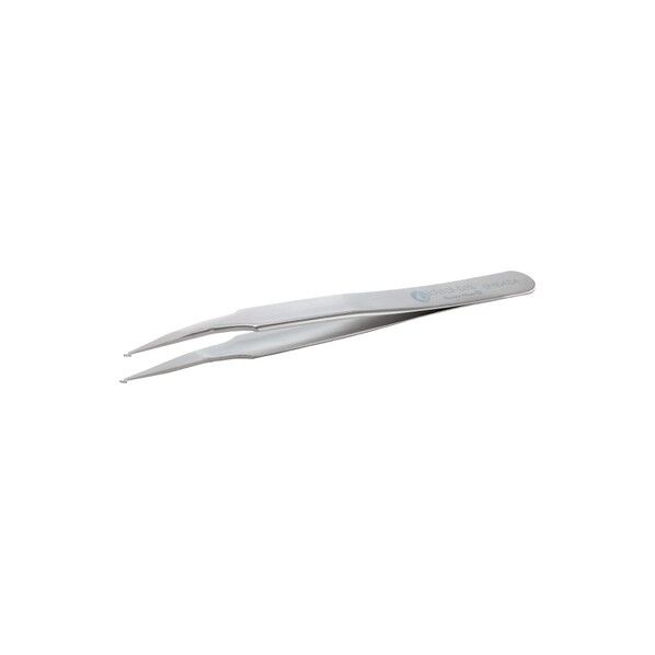 先端幅0.7-1.8mm 全長120mm ステンレスSMDピンセット(耐酸/磁)