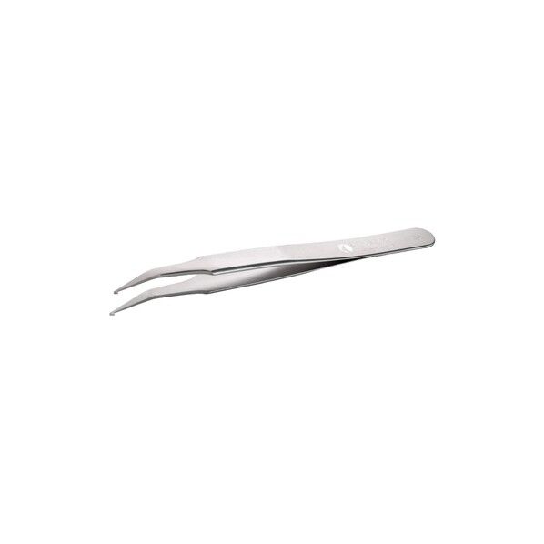 先端幅1.0-1.5mm 全長120mm ステンレスSMDピンセット(耐酸/磁)