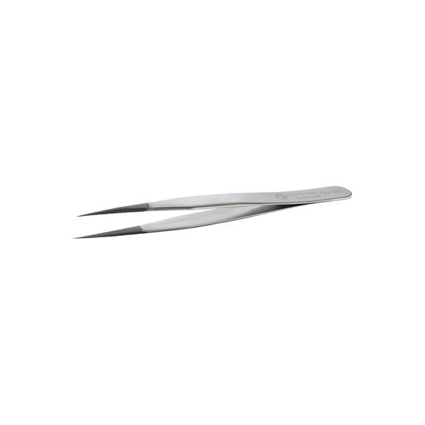 先端幅0.15mm 全長120mm ESDステンレスピンセット(耐酸/磁)