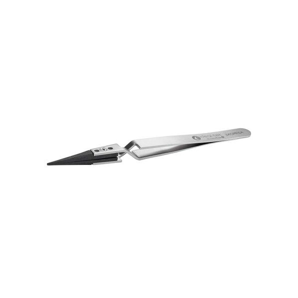 先端幅0.80mm 全長130mm チップ交換式 ESDステンレスピンセット