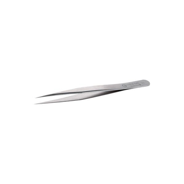 先端幅0.18mm 全長120mm カーボンスチール製 高精度ピンセット