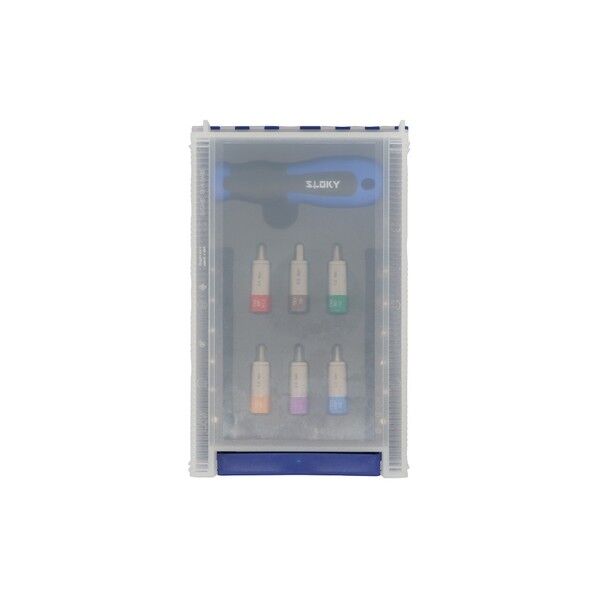 差込角1/4HEX トルクアダプター6本セット TX/IPビット付