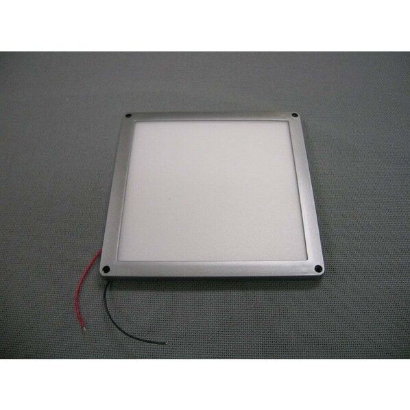 LEDフラットパネルライト 7W（シルバー）