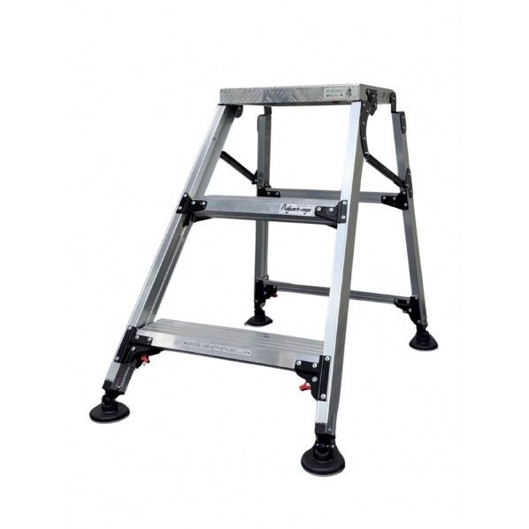 ※法人専用品※山善 伸縮式作業台 Adjust-age YH-AJS3 1台...