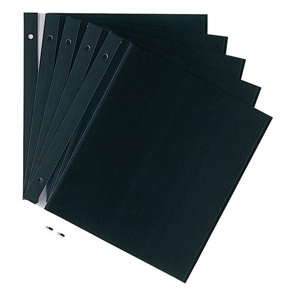 ミニフリーアルバムスペア台紙 黒 XP-10F-00 1