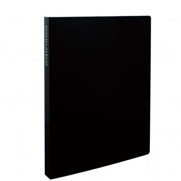 フォトアルバム [高透明] Lサイズ ブラック KP-80M-60 80枚