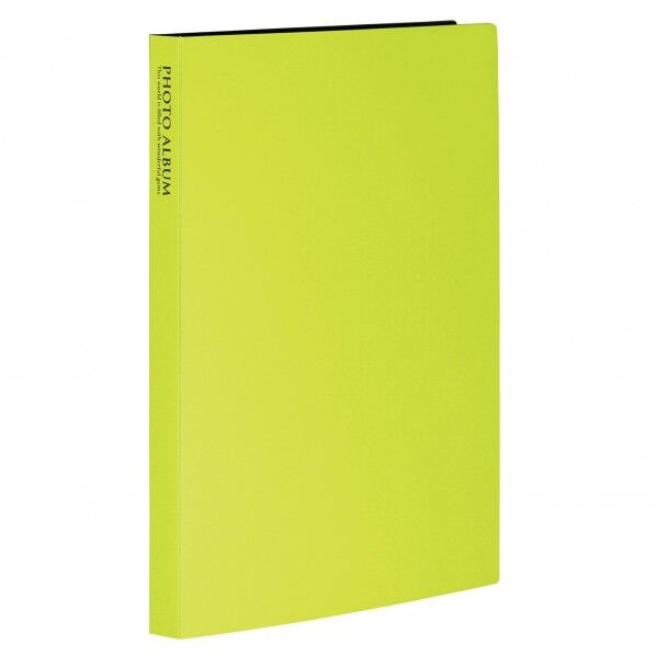 フォトアルバム [高透明] KGサイズ ライトグリーン KP-80P-33 80枚