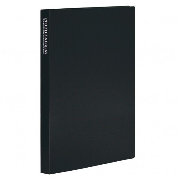 フォトアルバム [高透明] KGサイズ ブラック KP-80P-60 80枚