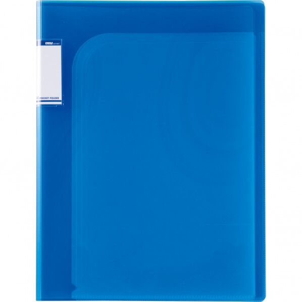 セキセイ 14ポケットフォルダーA4 コバルト ACT-5914-14 0...