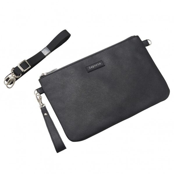 ラポルタ2WAYクラッチポーチSブラック