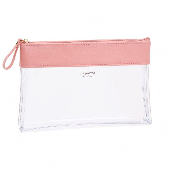 ラポルタ クリアケースB6 ペールピンク