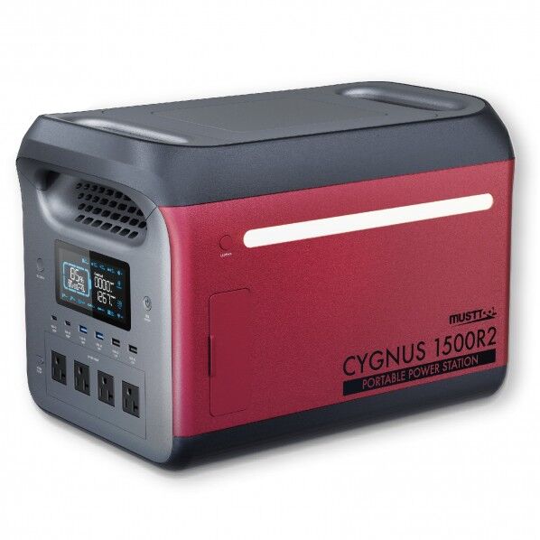 イチネンアクセス(ツール) 88204 (PB-1500R2) ポータブル電源 CYGNUS 1500R2 432mmx270mmx300mm PB-1500R2 1台