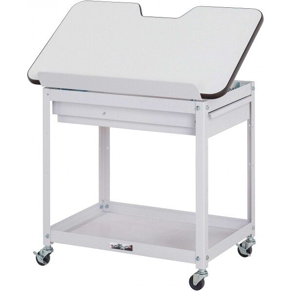 ジャストフィットワゴン キャビネット付き2段 WJC-2-P 1点