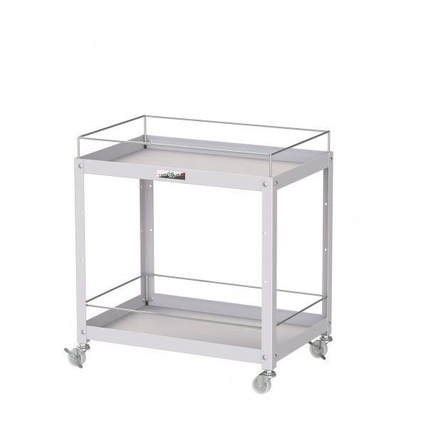 コンビニワゴン ナイロンキャスター コボレ止め付2段 WCFN-2-P 1点