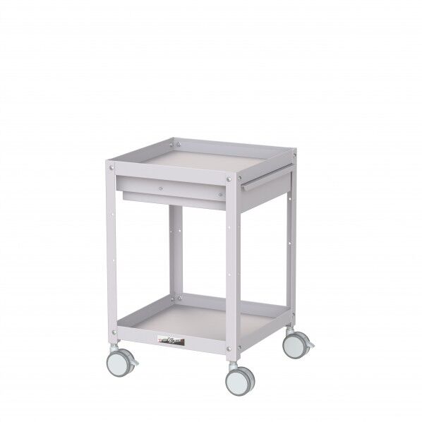 コンビニワゴン 双輪キャスター キャビネット付き2段 WCLCS-2-P 1点