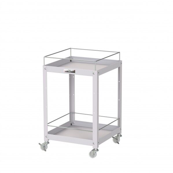 コンビニワゴン ナイロンキャスター コボレ止め付2段 WCLFN-2-P 1点