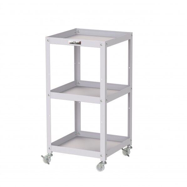 コンビニワゴン ナイロンキャスター オープンタイプ3段 WCLN-3-P 1点