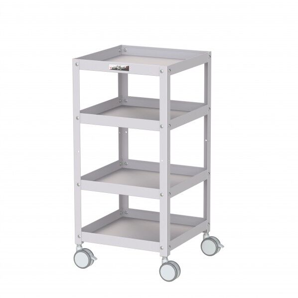 コンビニワゴン 双輪キャスター オープンタイプ4段 WCLS-4-P 1点