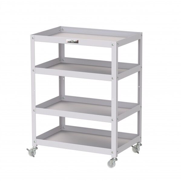 コンビニワゴン ナイロンキャスター オープンタイプ4段 WCN-4-P 1点