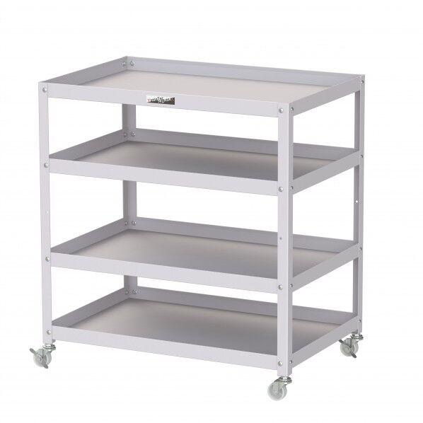 コンビニワゴン ナイロンキャスター オープンタイプ4段 WCWN-4-P 1点