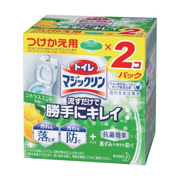 Kao トイレマジックリン 勝手にキレイ シトラスミント替2P