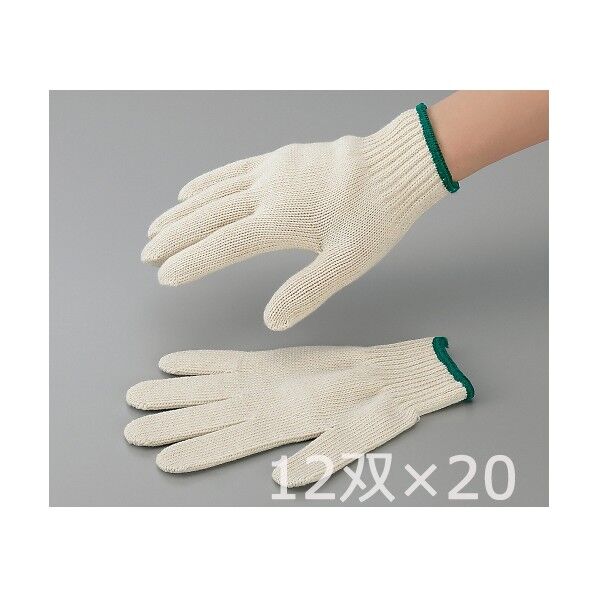 軍手 純綿 750 20ダース 240双入 2-9815-51 1